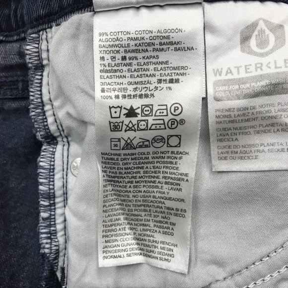 Levis Premium Women Denim Jean Wedgie Icon Ankle High Rise Taper Crop Black Blue - Picture 15 of 16